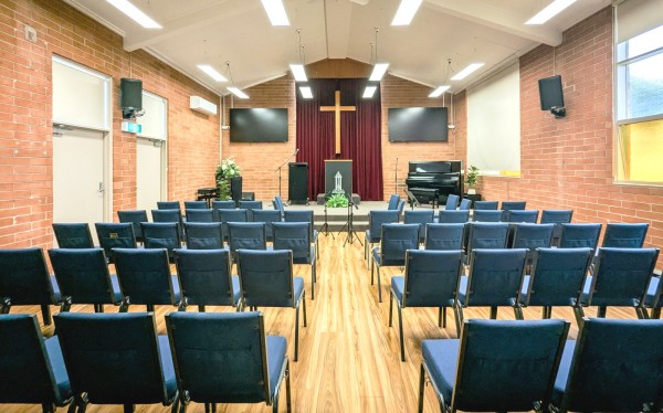 IREC Melbourne - Slimline Church Chairs