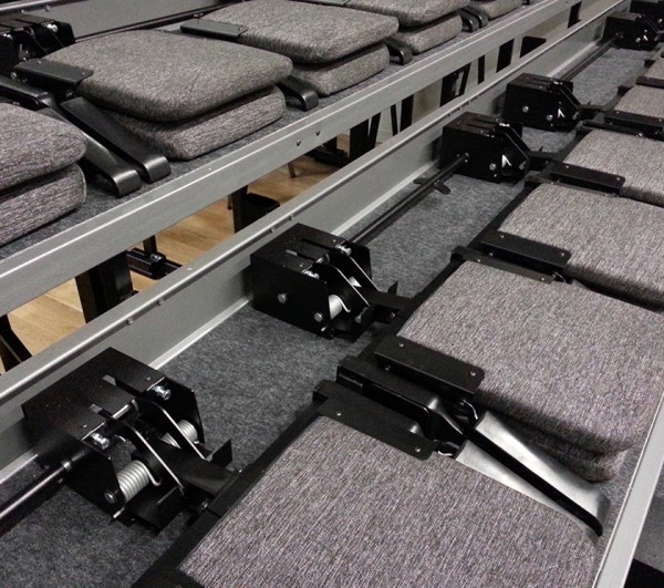 Alloyfold retractable seating