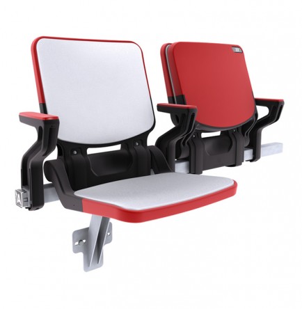 AF Box seat 908 red padded